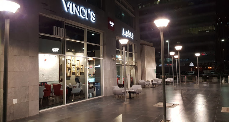 vinci's cafe-capstone project | f & b interior fit out company in Dubai