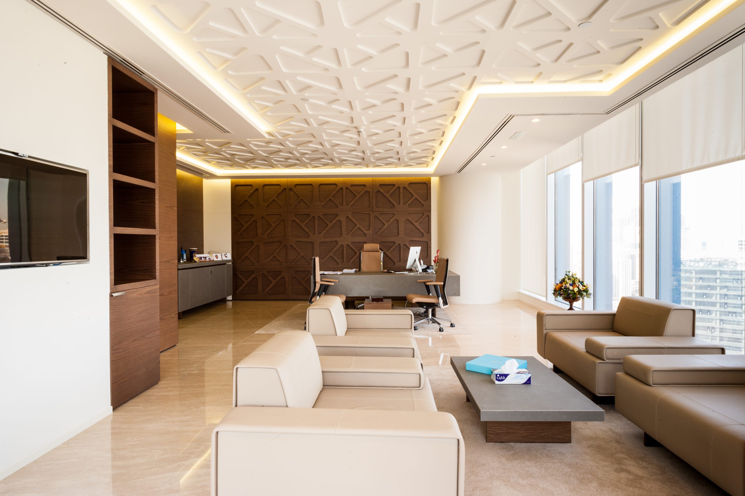 commercial office interior fit out company in dubai | Capstone interior design